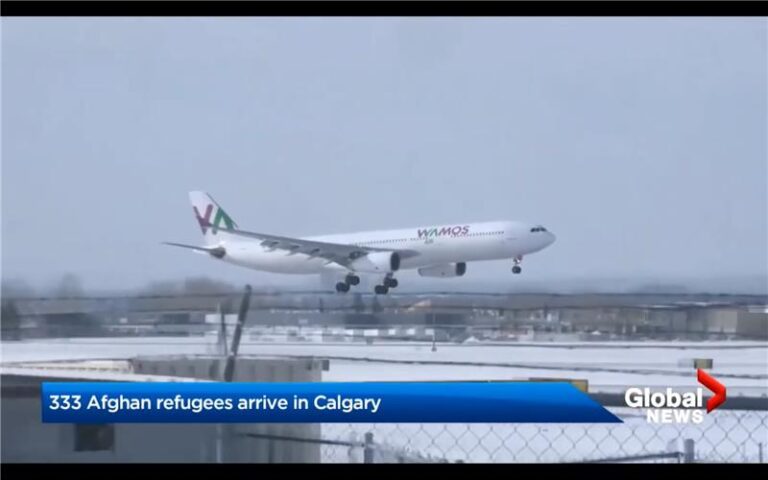 333 Afghan refugees arrive in Calgary, 1,800 more expected by June